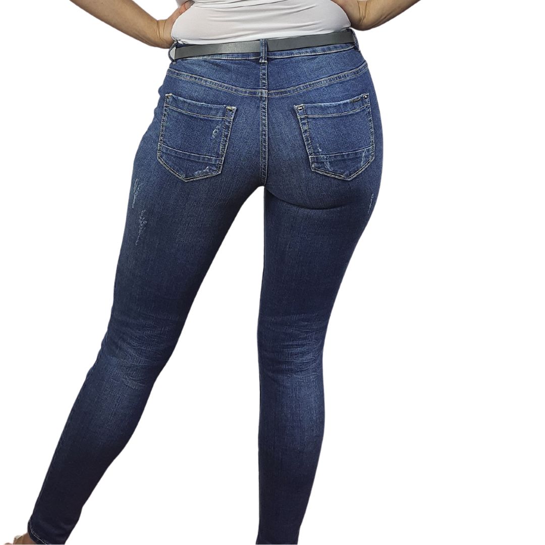 Jeans Vero Moda Azul Style ADMIT X-SLIM JEANS(MW-ET-2)