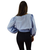 Blusa Vero Moda Celeste Style COMET 3/4 TOP(SL)
