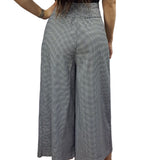 Pantalon Vero Moda Negro Style ANNA ARIA TARTAN 7/8 MW WIDE PANTS(LL)