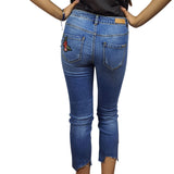 Jeans Vero Moda Azul Style TALLER 7/8 MW SLIM STRAIGHT JEANS(UR)