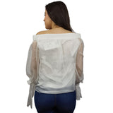 Blusa Vero Moda Blanco Style VIVIAN L/S WOVEN TOP(VMC-DR)