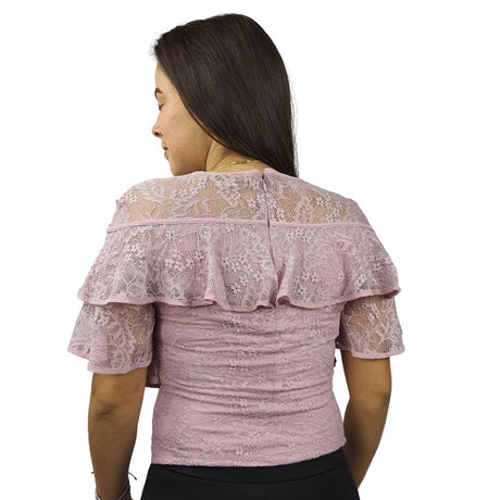 Blusa  Vero Moda Rosa Vieja  Style LOLITA 1/2 WOVEN TOP(VMC-NN)