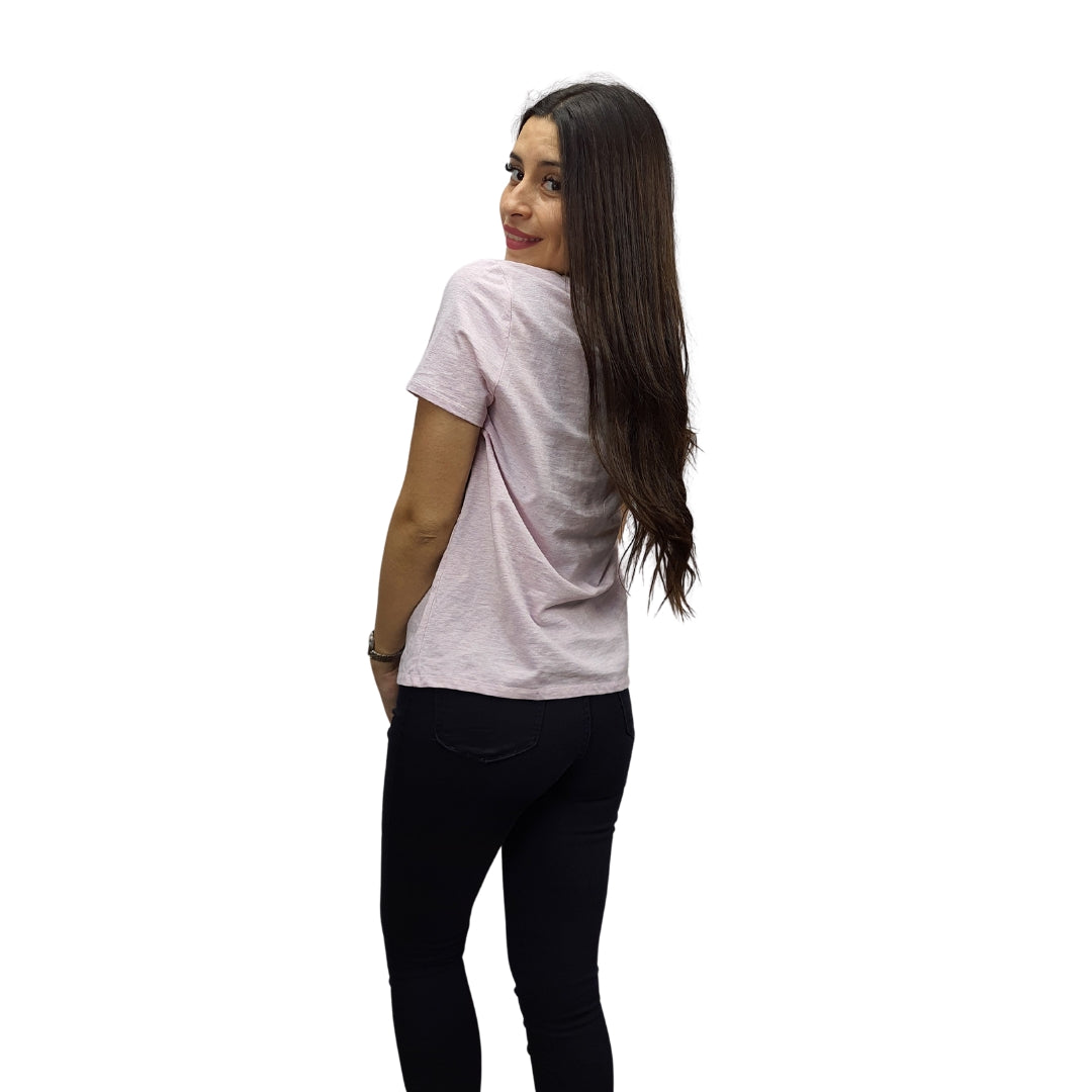 Polera Vero Moda Rosado Style ROSIE POCKET S/S TOP(TP)