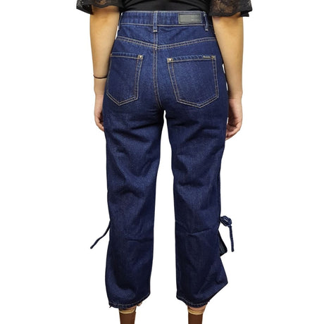 Pantalon  Vero Moda Azul  Style SCRUB 7/8 MW LOOSE JEANS(SL)