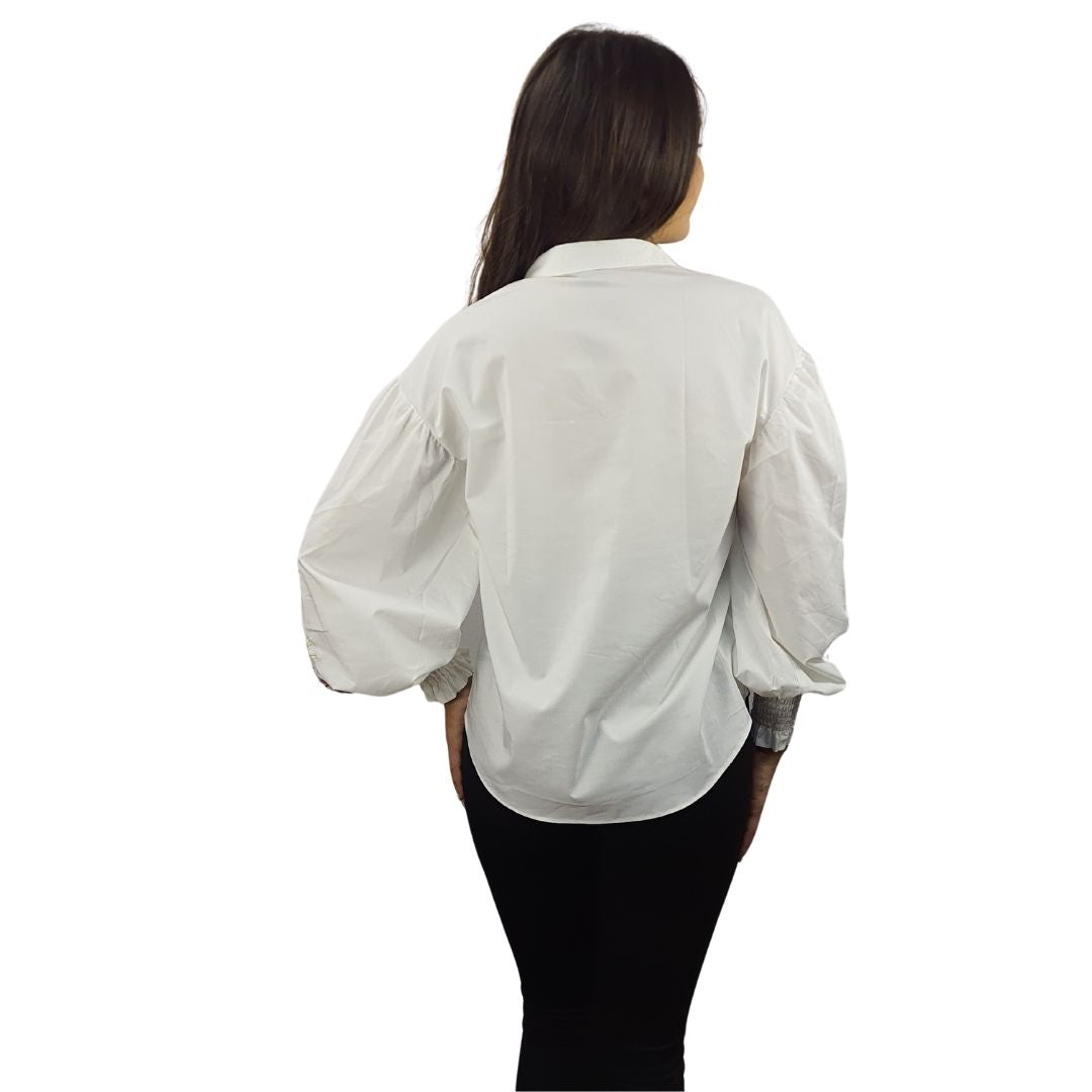Camisa Vero moda Blanco  Style WASP L/S SHIRT(NN)
