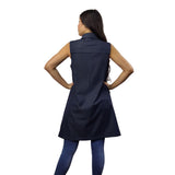 Tapado Vero Moda Azul Oscuro Style HEART DENIM DRESS(MW-CT-3)