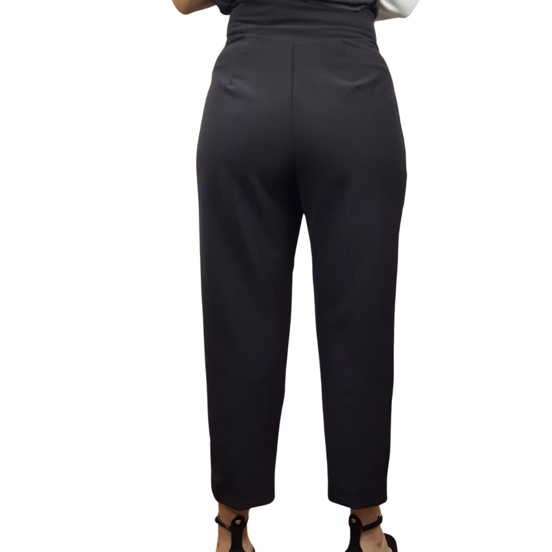 Pantalon Vero Moda Negro Style GEMMA 7/8 SLIM CARROT PANTS(VMC-NE-ET-2)