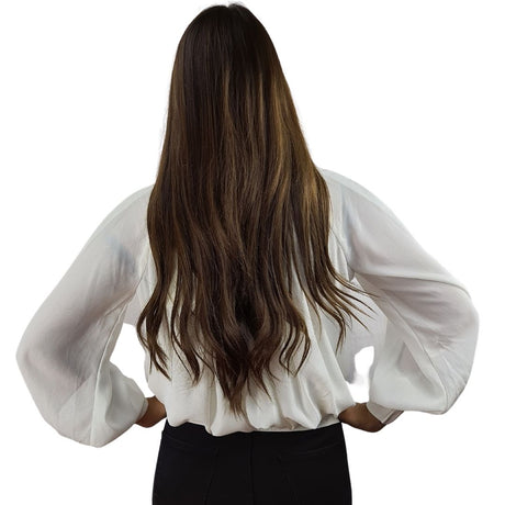 Blusa Vero Moda Blanca Style AVRIL L/S WOVEN TOP(VMC-PF)