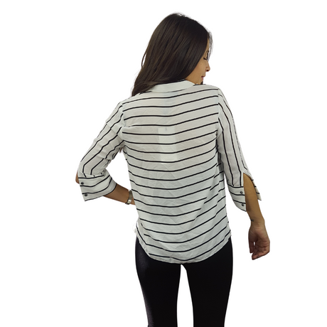Blusa Vero Moda Blanco Style VAGE 3/4 SHIRT(NC)