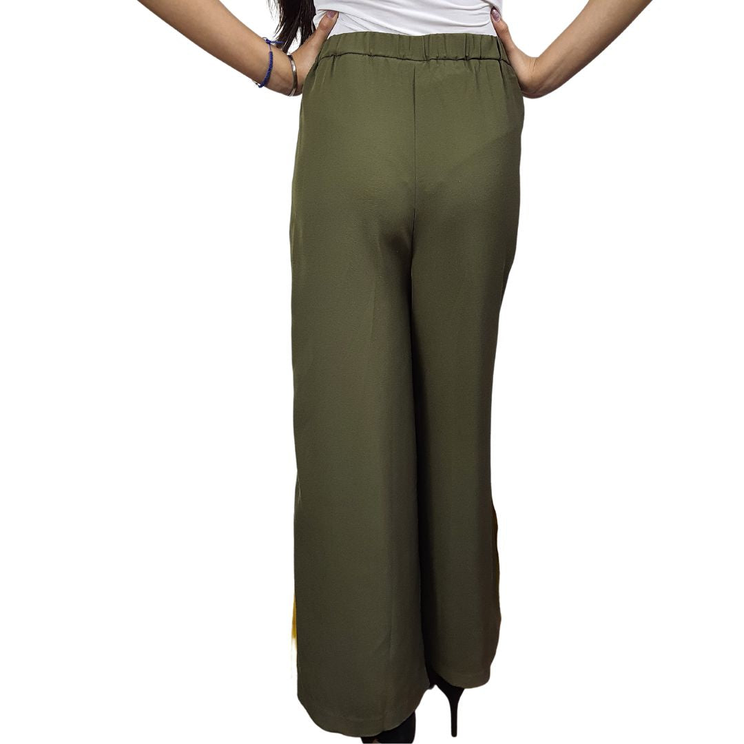 Pantalon Vero Moda Verde Style MABEL 9/10 WIDE PANTS(SL)