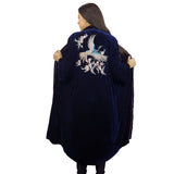 Bata de Pijama Vero Moda Azul Oscuro Style SEC L/S ROBE(HOMEWEAR)