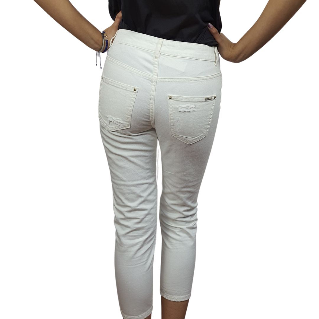 Jeans Vero Moda Blanco Style GLAZE 7/8 BOYFRIEND JEANS(TP)