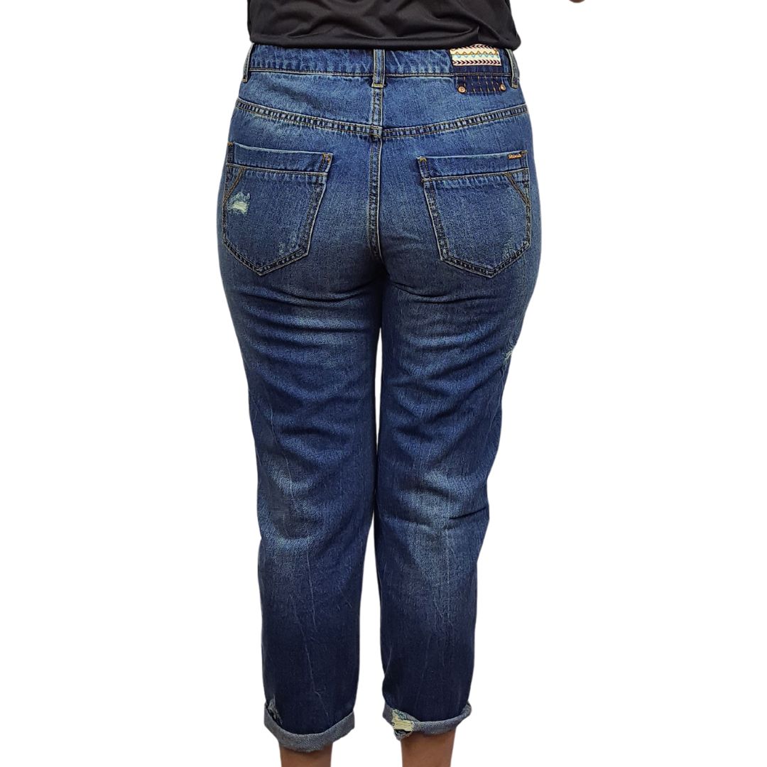 Jeans Vero Moda Azul Style JOURNEY 9/10 BOYFRIEND JEANS(CR)