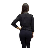 Blusa Vero Moda Negro Style PANDORA 3/4 TOP(VMC-BN-ET-2)