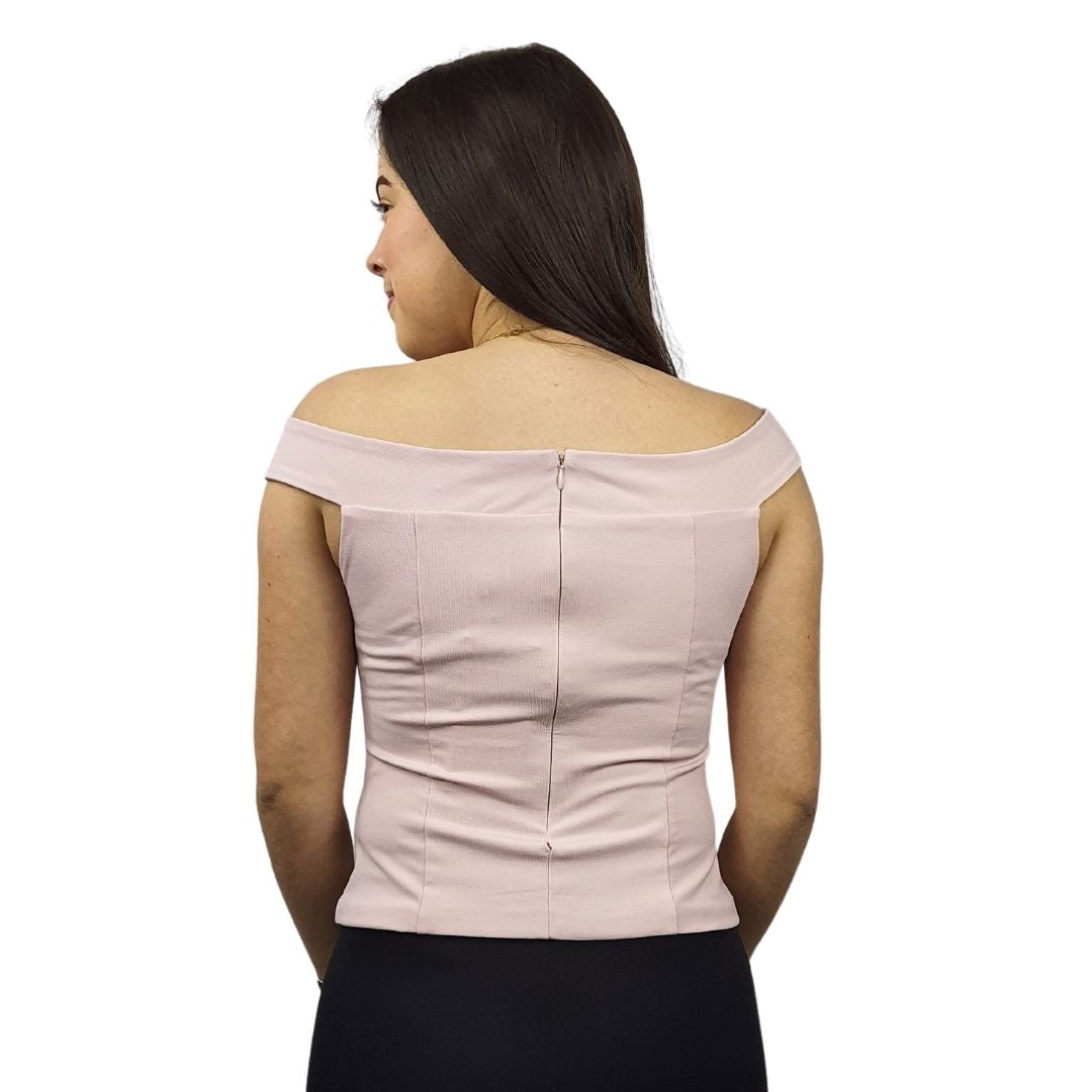 Top Vero Moda Rosado Style PIKE S/S JERSEY TOP(VMC-TP)