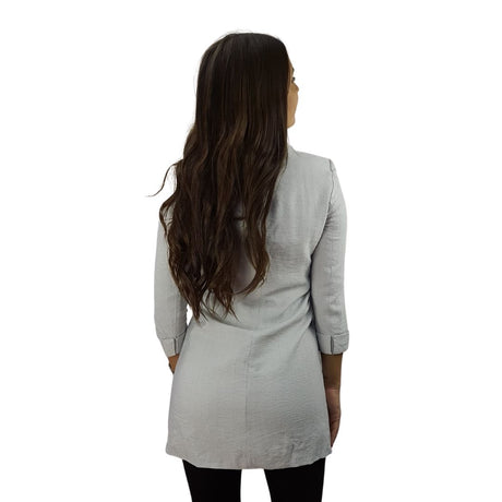 Blazer Vero moda Gris Style FLOWING OCEANUS 3/4 BLAZER(VMC-SD)
