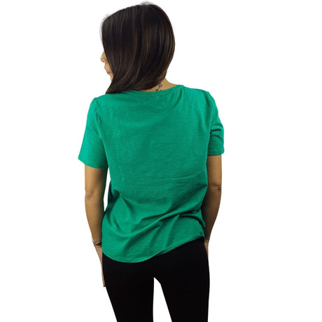 Polera Vero moda Verde Style CAFE S/S TOP(SL)