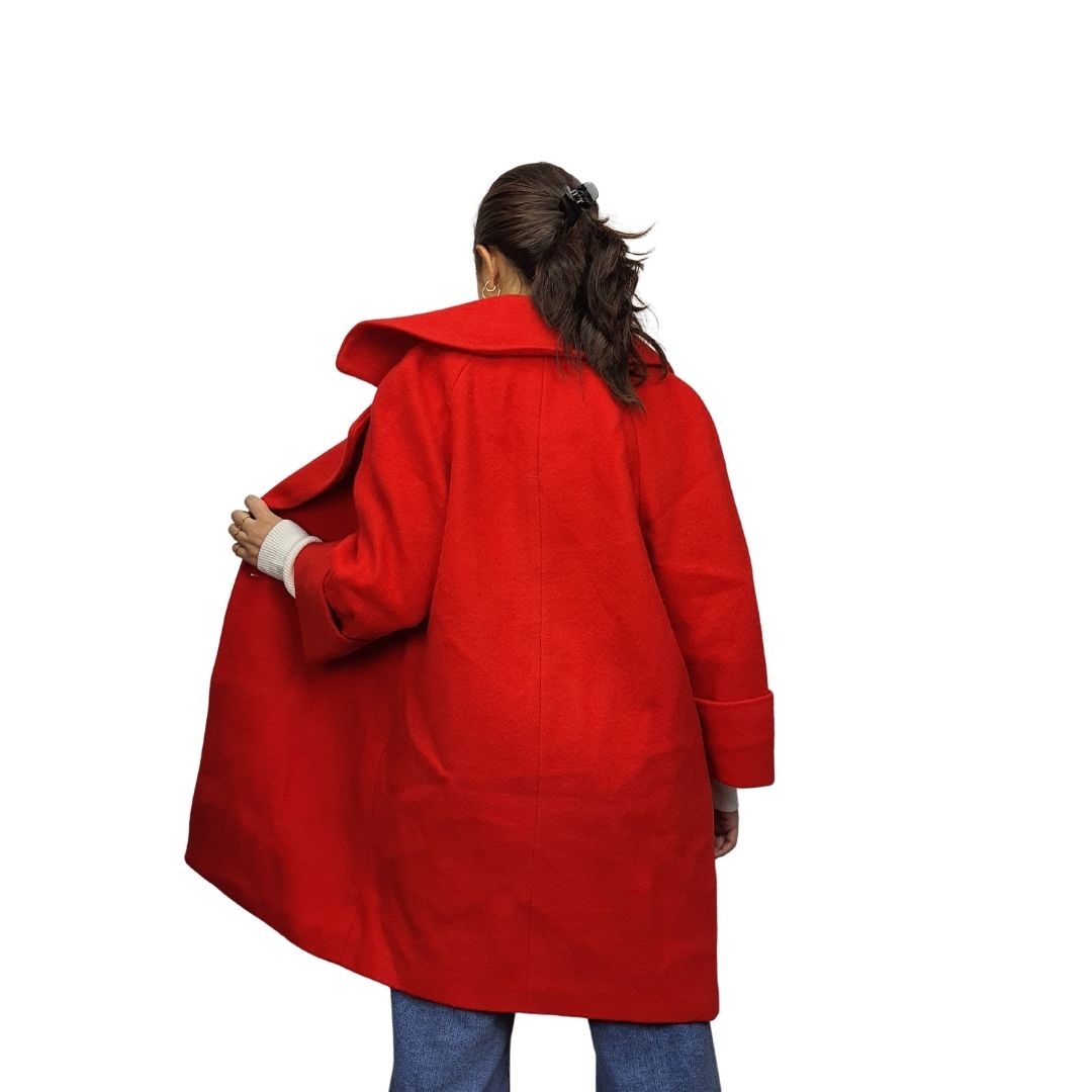 Blazer Vero Moda Rojo Style CELIA 9/10 WOOL COAT(LL)