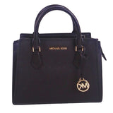 Cartera Michael Kors HOPE Messenger Leather Md BlackColor BLACK