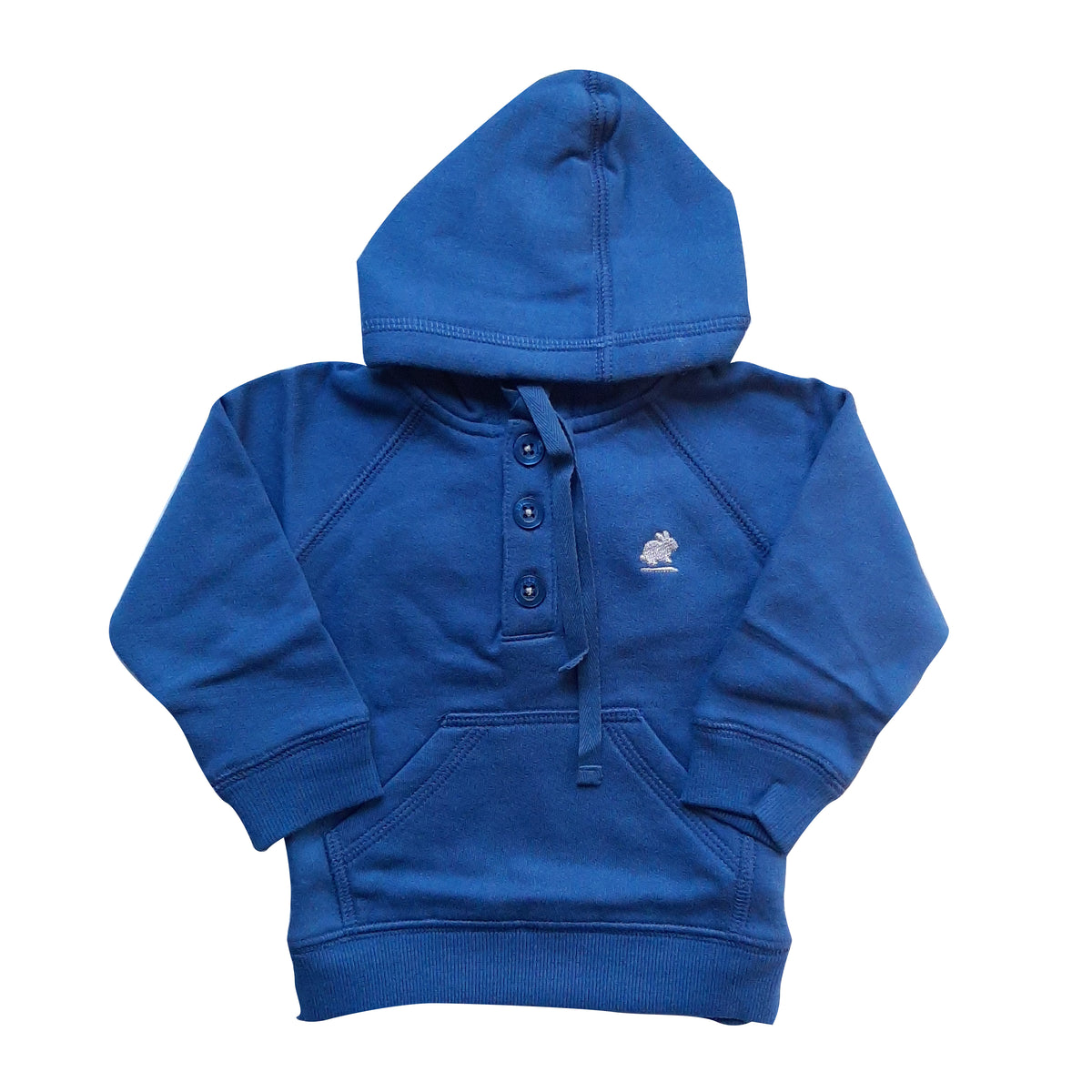 sweater  Babycottons Buzo C/Cap Frisa W. colors Azul