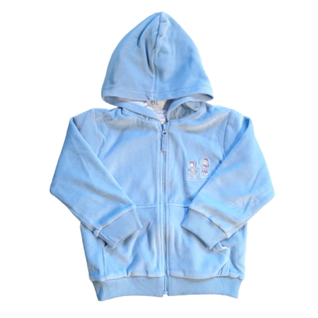 Canguro Babycottons Wintertime Forrado Plush Celeste