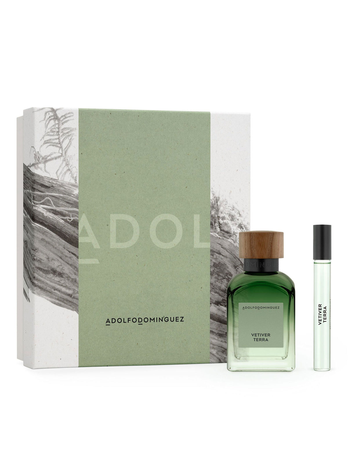 Estuche Vetiver Terra A. Dominguez Edp 120Ml+10Ml Mini Hombre81