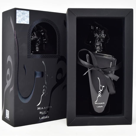 Maahir Black Edition 100Ml Edp Unisex Lattafa Perfume- Inspirado en Terroni Orto Parisi