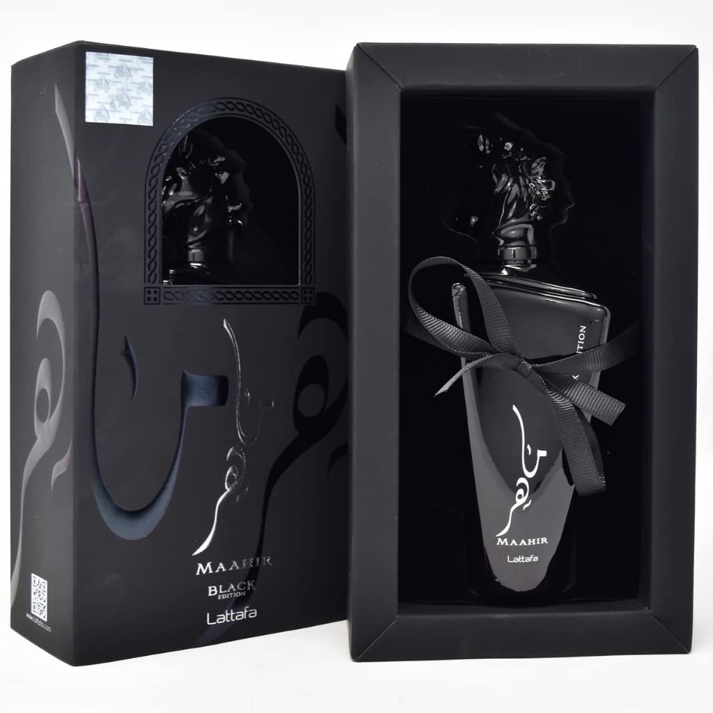 Maahir Black Edition 100Ml Edp Unisex Lattafa Perfume