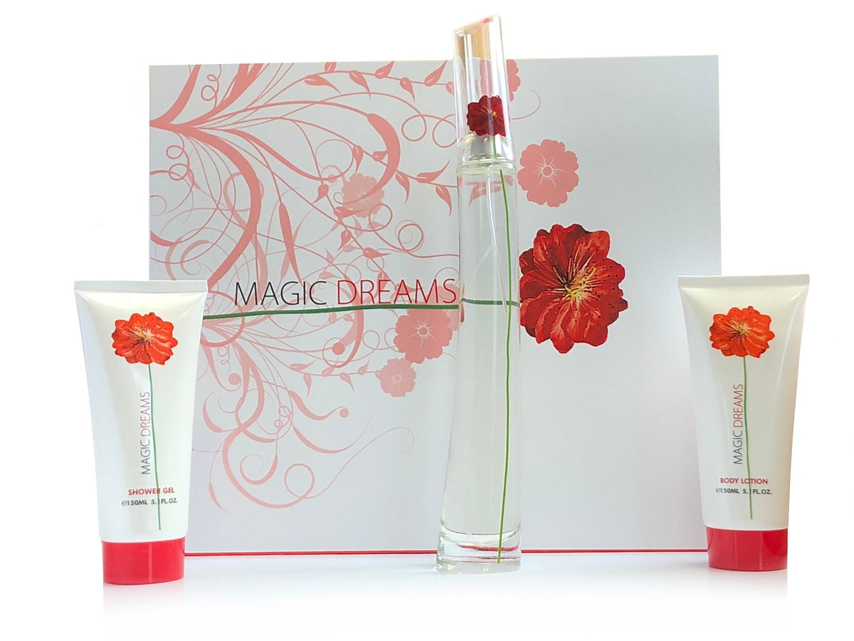 Estuche Magic Dreams Parfums Rivera Edp 100Ml+150Ml B/L+150Ml S/G Mujer