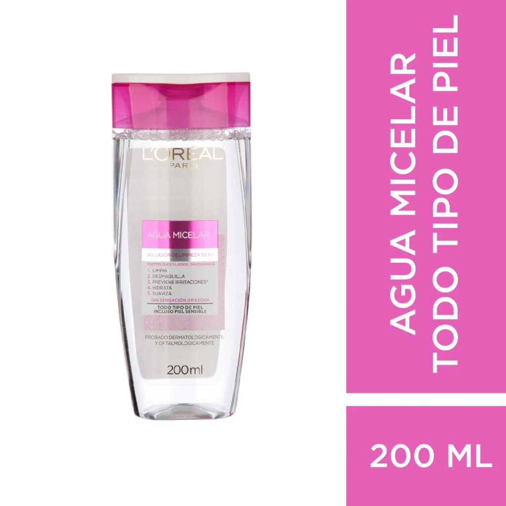 Agua Micelar 5 En 1 Hidra-Total 5 200 ml L&#39;Oréal Paris