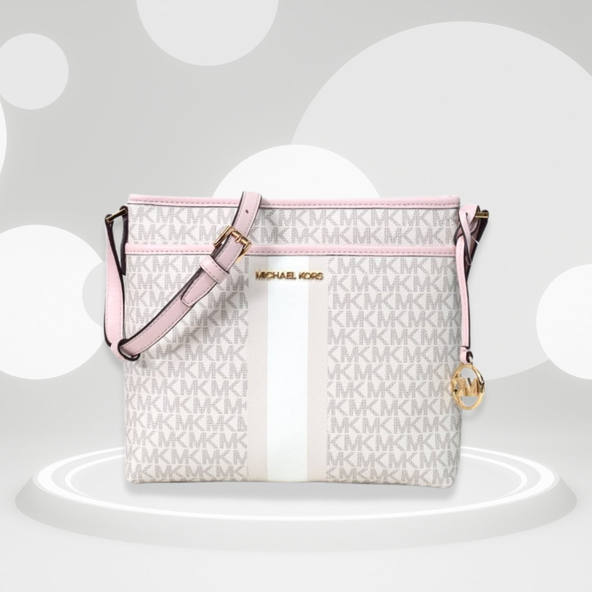 Cartera Michael Kors BEDFORD Ns Crossbody Pwd Blsh Mlt SmColor POWDER BLUSH