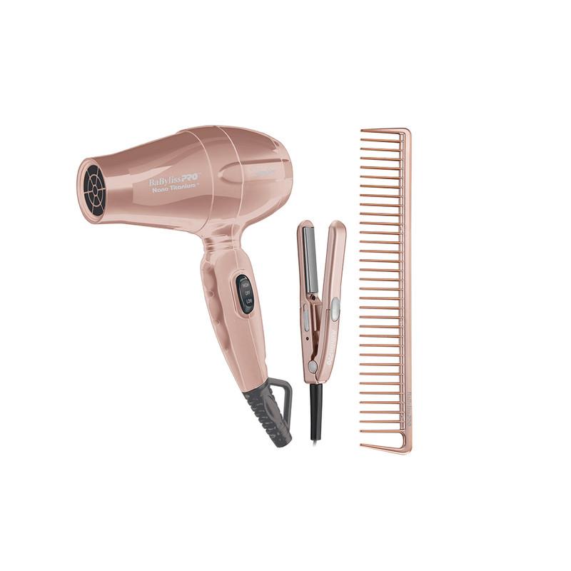 Kit de viaje Babyliss BNTRGPP2 Rose Gold  3 un