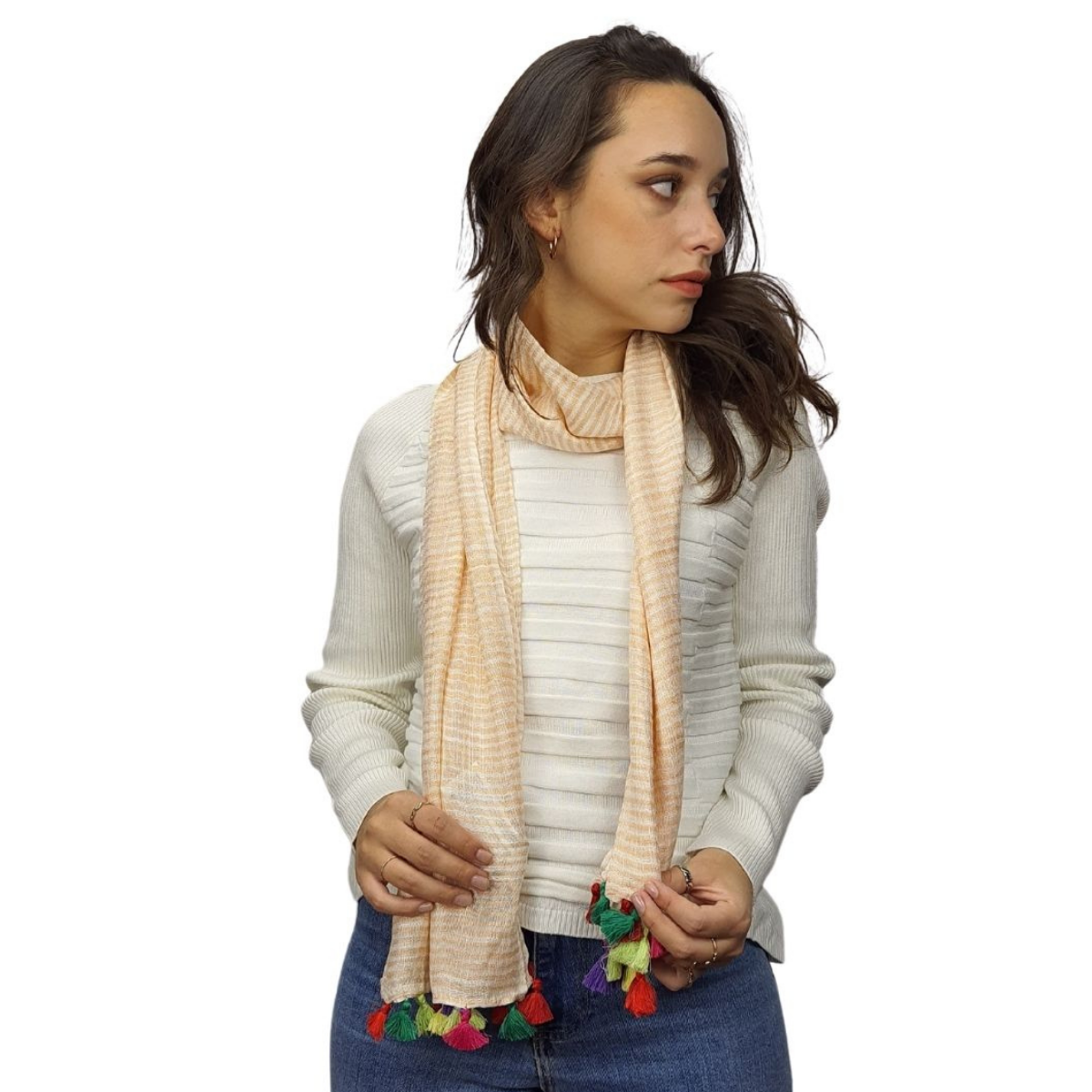 Pashmina Bufanda Rapsodia Bronn Naranja