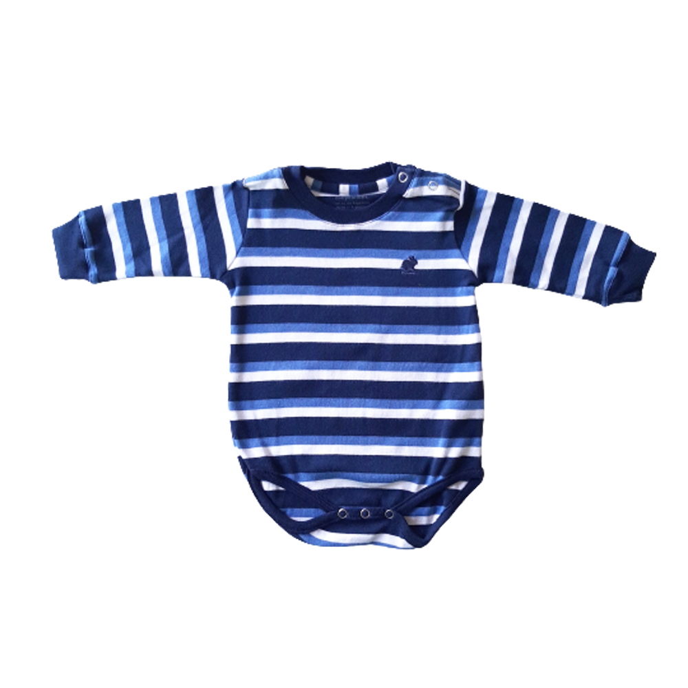 Body Babycottons Norway Ray ML Azul Francia