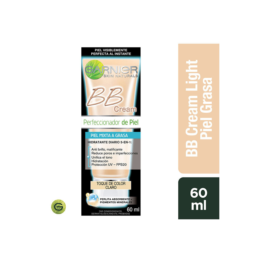 Bb Cream Piel Mixta A Grasa Tono Light Garnier Skin Active