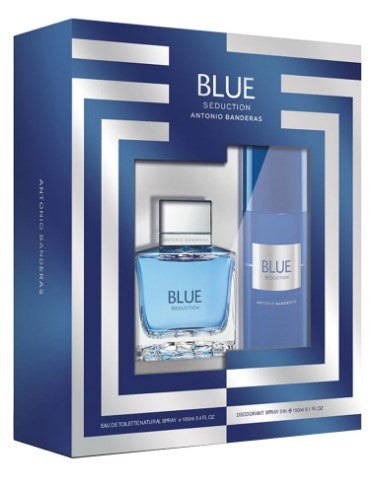 Estuche Blue Seduction Antonio Banderas Edt 100 + 150Ml 24H Deo Hombre45