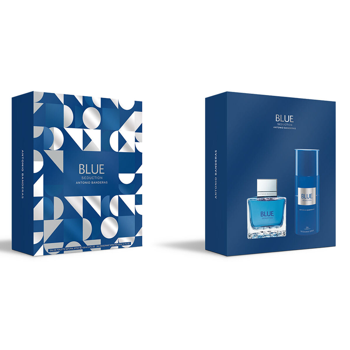 Estuche Blue Seduction Edt 100 + 150Ml 24H Deo Hombre