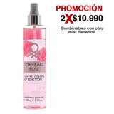 Cheering Rose Mist Colonia 250ML EDT Mujer Benetton
