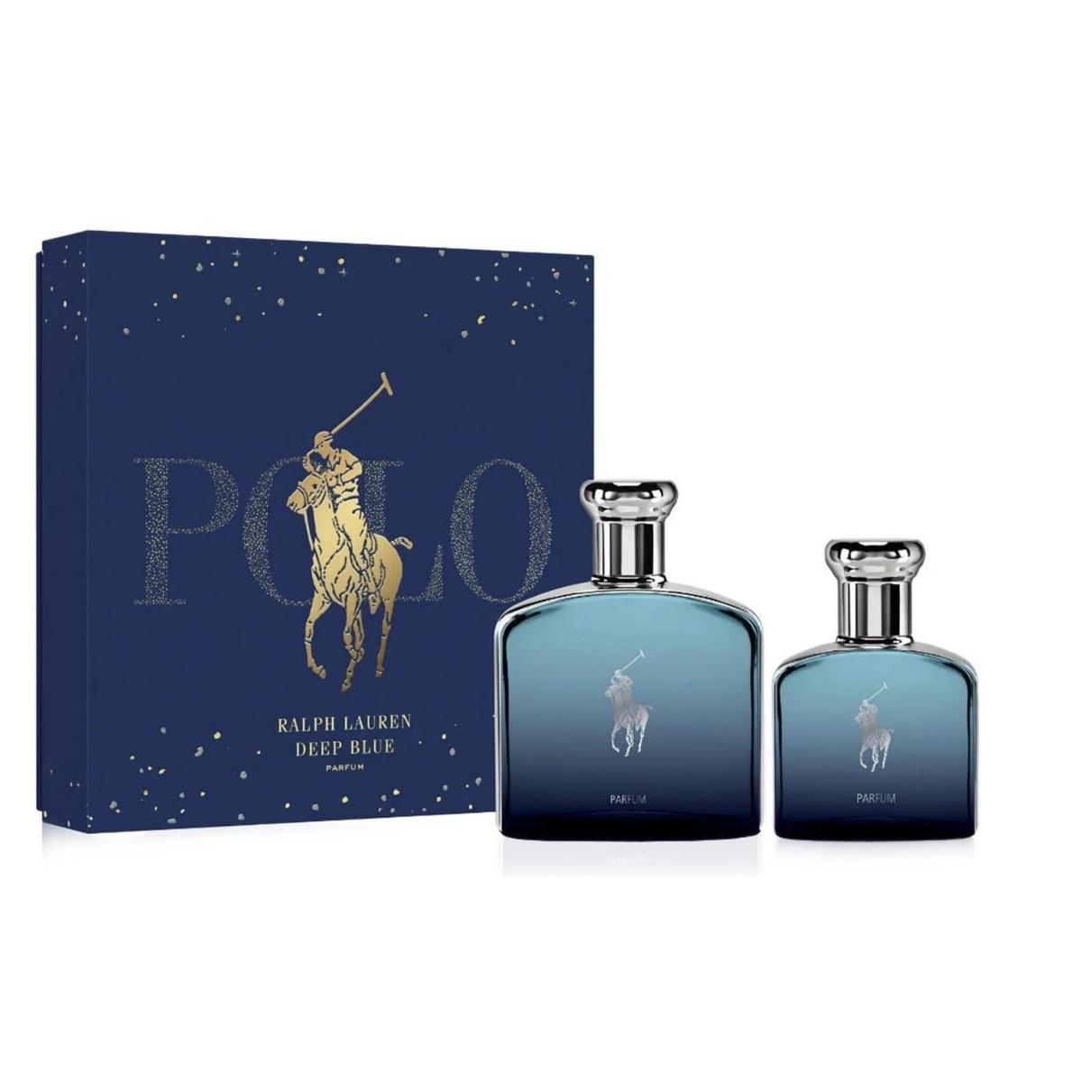 Estuche Polo Deep Blue Ralph Lauren Parfum 125ml + 40ml Hombre (Caja Azul)