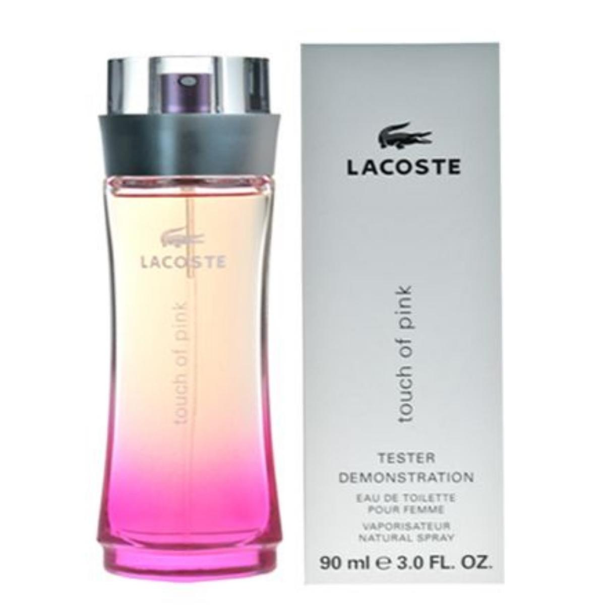 Touch Of Pink Lacoste Edt 90 Ml Mujer Tester