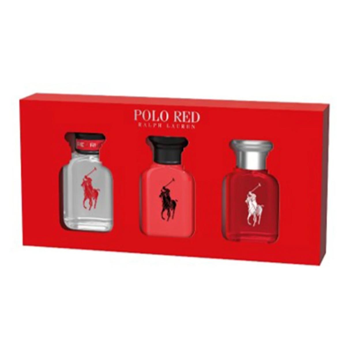 Ralph Lauren Polo Red Trio Gift Set 3x40ml Hombre