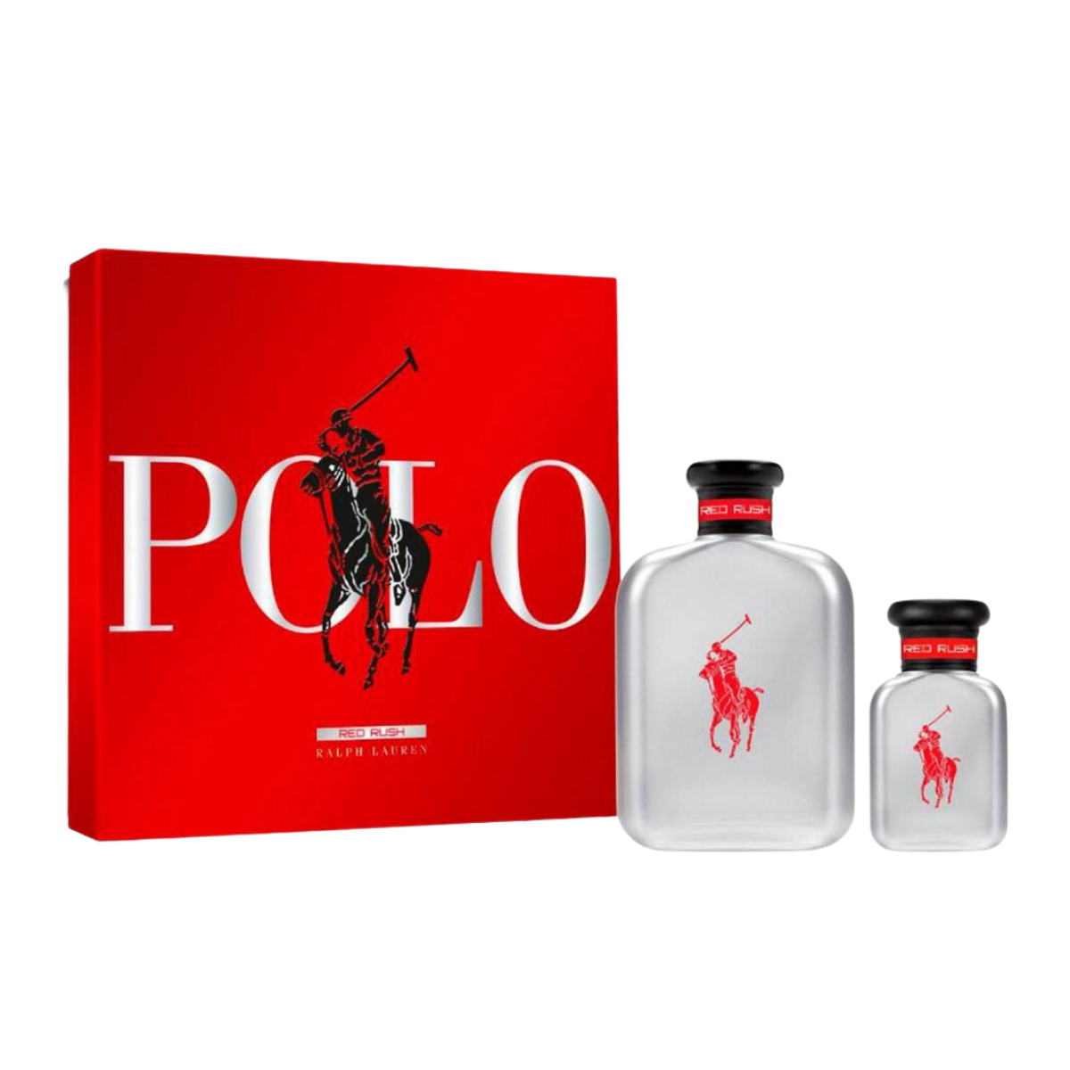 Estuche Polo Red Rush Ralph Lauren  Edt 125ml + 40ml Hombre