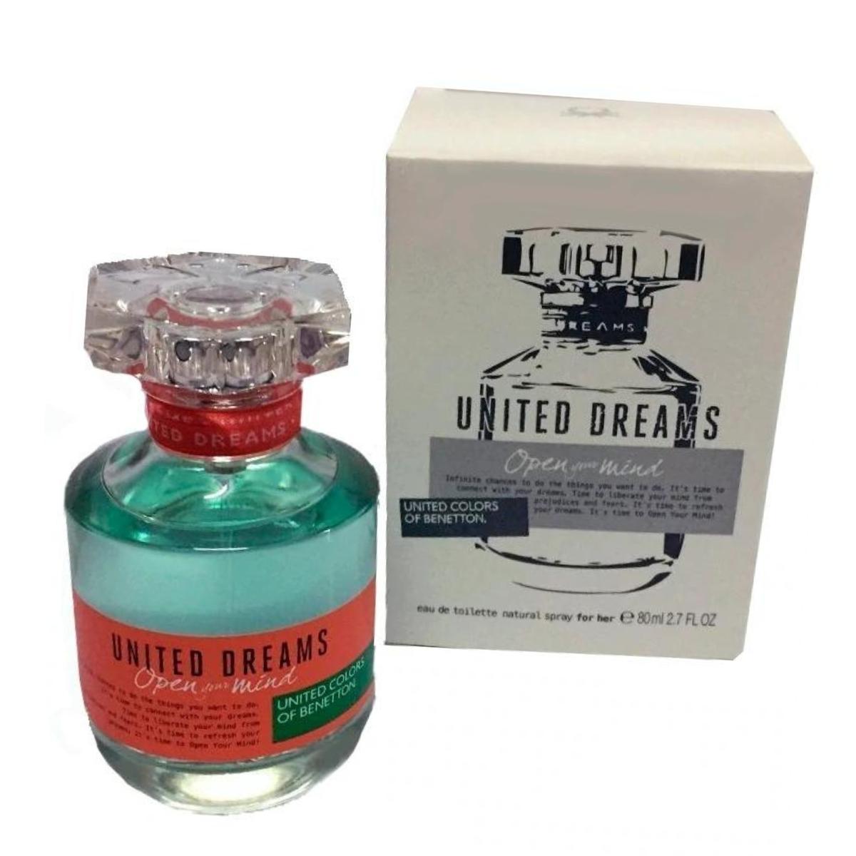 United Dreams Open Your Mind Benetton Edt 80Ml Mujer Tester