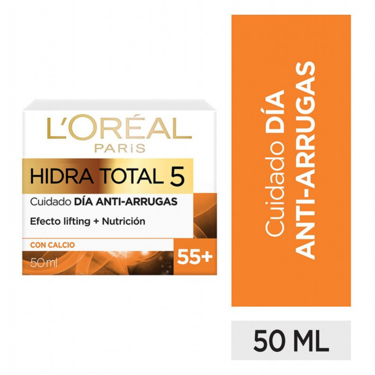 Crema Día Anti-Arrugas + 55 Hidra -Total 5 50ml