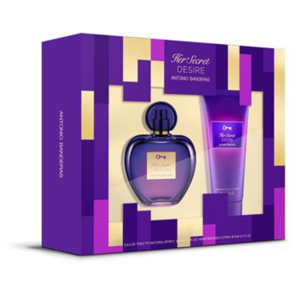 Estuche Her Secret DESIRE Edt 80Ml+75Ml B/L Mujer