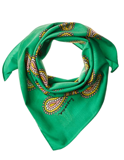 Pañuelo Rapsodia Paisley Dot Verde