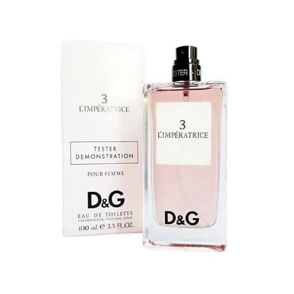 D&amp;G 3 L&#39;imperatrice Tester Edt 100ml Mujer