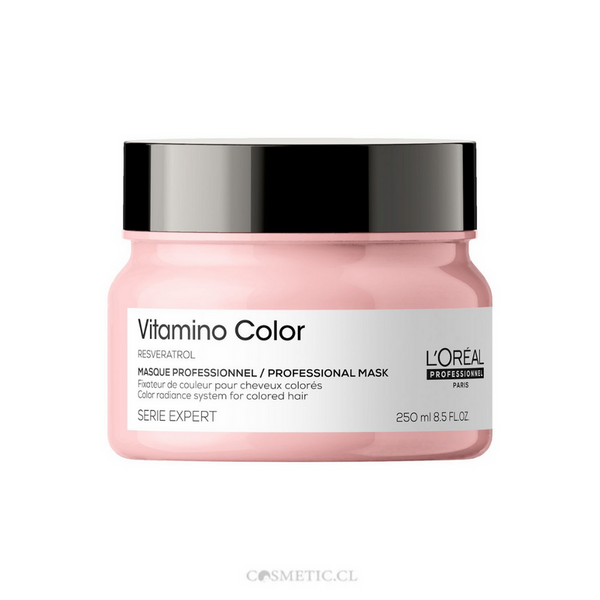 Máscara Serie Expert Vitamino Color 250 ml Loreal Pro Productos de Lujo