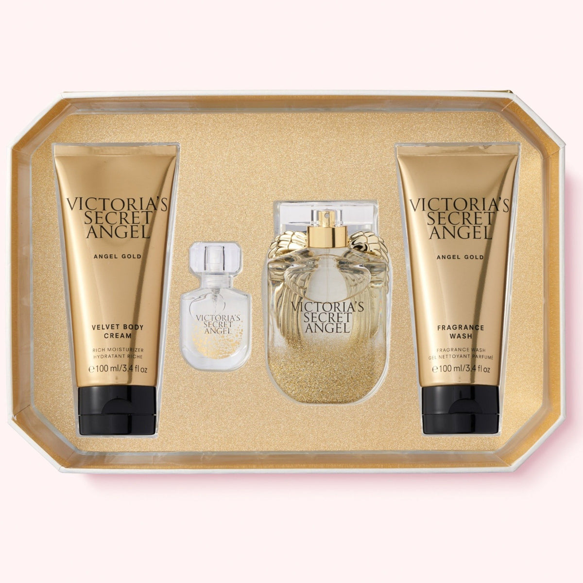 Vs Angel Gold Set Edp 50 + Velvet Bl 100 .