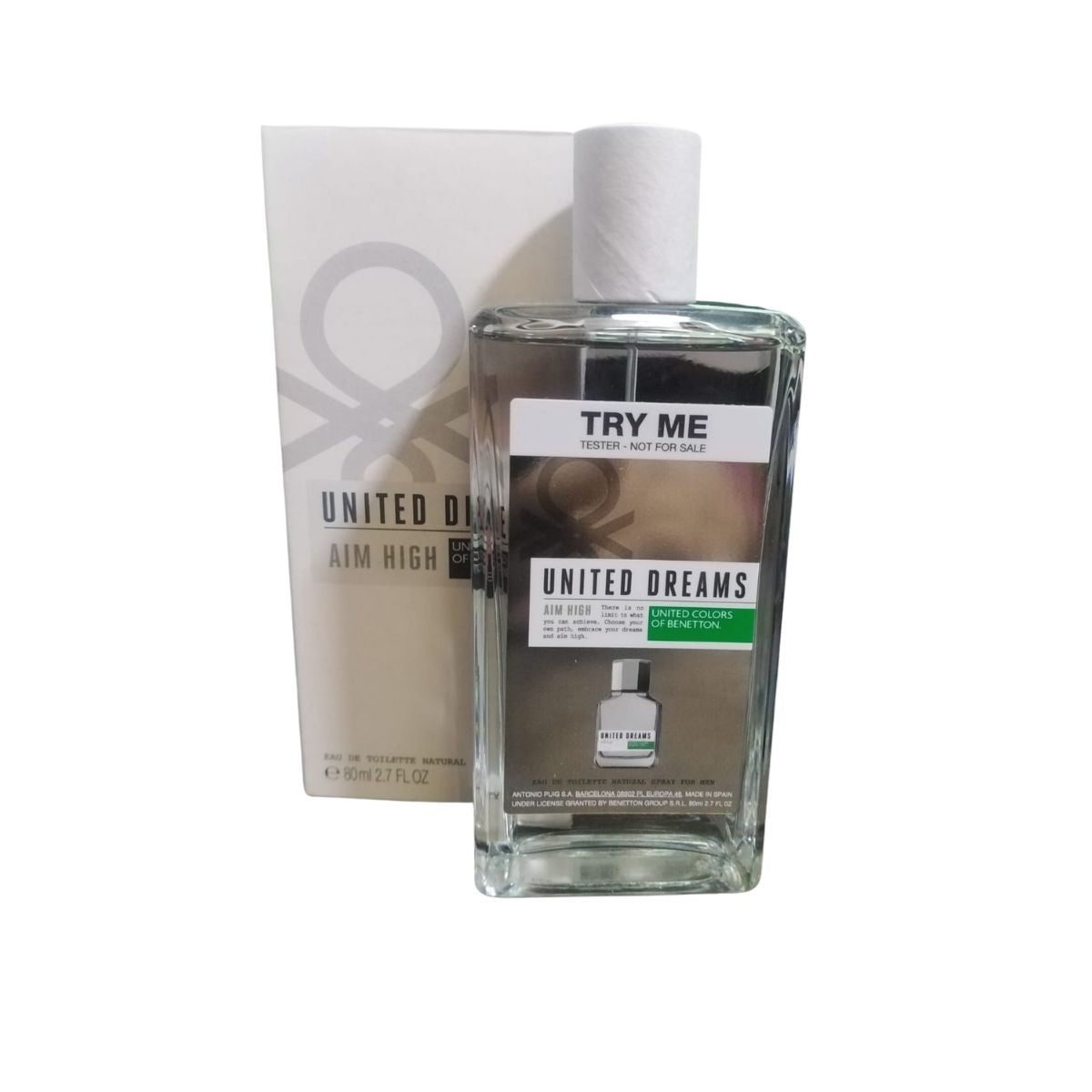 United Dreams Aim High Edt 80Ml Hombre Tester